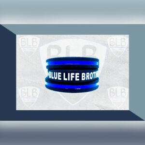 Pulsera "The Thin Blue Line " Blue Life Brothers